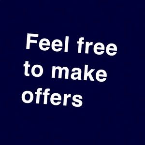 Feel free to make offers